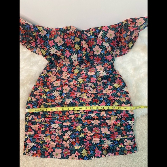 #40 C/MEO Black Garden Floral Mini Dress size M - Picture 7 of 11